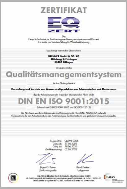 Zertifikat ISO 9001:2015 2023-05-QM